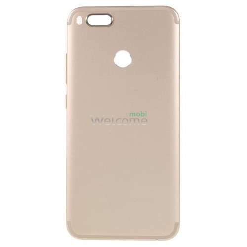 Задняя крышка Xiaomi Mi A1,Mi 5X gold (со стеклом камеры) (Original PRC)