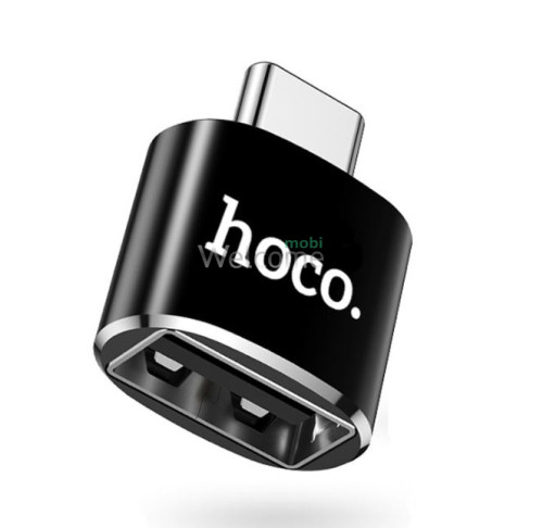 Перехідник Hoco UA5 Type-C to USB black