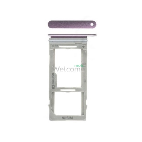 Тримач SIM-карти Samsung N960F Galaxy Note 9 lavender purple (one sim)
