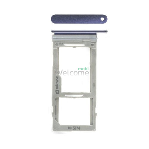 Тримач SIM-карти Samsung N960FD Galaxy Note 9 Duos ocean blue (dual sim)