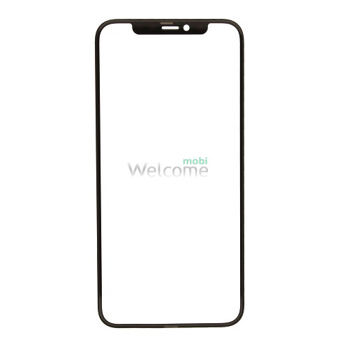 Стекло корпуса iPhone 11 Pro Max с OCA-пленкой black (оригинал)