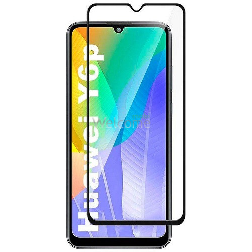 Стекло HUAWEI Y6P,Honor 9A 2020 (20D, black) без упаковки