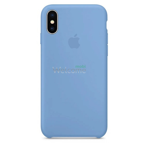 Silicone case for iPhone XS Max (24) azure