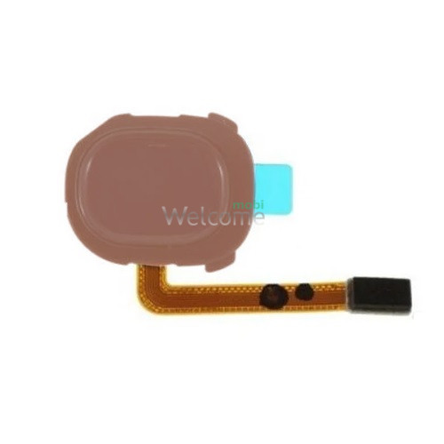 Шлейф Samsung A205/A305/A405 Galaxy A20/A30/A40 2019 зі сканером відбитку пальця coral (знятий оригінал)
