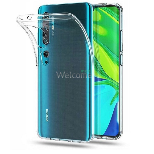 Чохол Xiaomi Mi Note 10/Mi Note 10 Pro/Mi CC9 Pro силіконовий (прозорий)