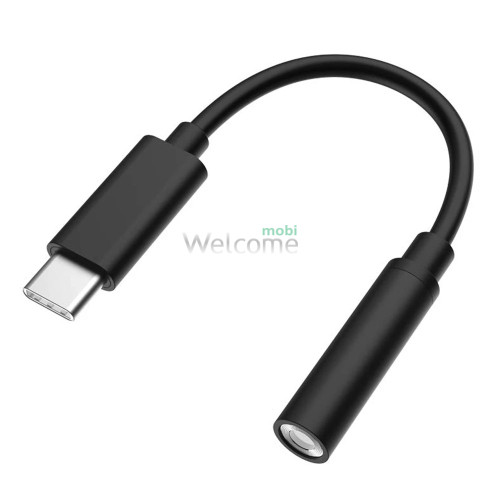 Перехідник Type-C to AUX 3.5mm black