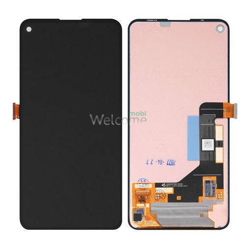 Дисплей Google Pixel 5A 5G (Samsung) в сборе с сенсором black (оригинал переклей)