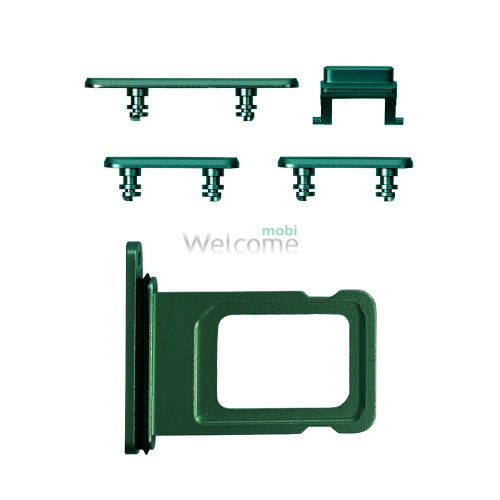 Бокові кнопки корпусу + тримач sim-карти iPhone 11 green