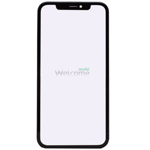 Скло корпусу iPhone X/iPhone XS з ОСА-плівкою black (Original PRC)