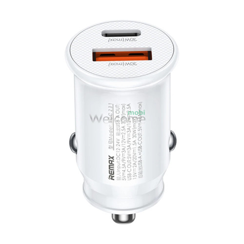 АЗП Remax RCC-231 Chanyo Series 30W 1USB QC +1Type-C PD silver