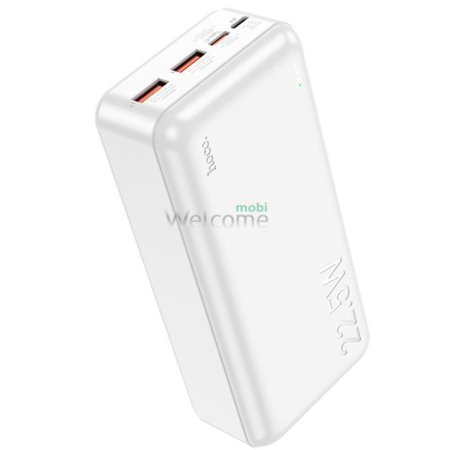 Внешний аккумулятор (power bank) Hoco J101B Astute 22.5W 30000 mAh white