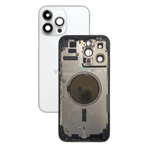 Корпус iPhone 14 Pro Max silver (оригинал) А+ EU