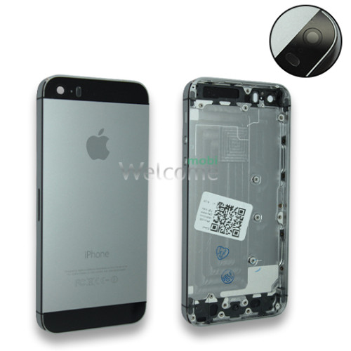 Корпус iPhone 5S space gray (УЦІНКА)