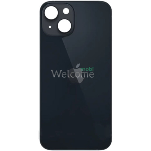 Задняя крышка (стекло) iPhone 14 Plus midnight (big hole) (оригинал завод)