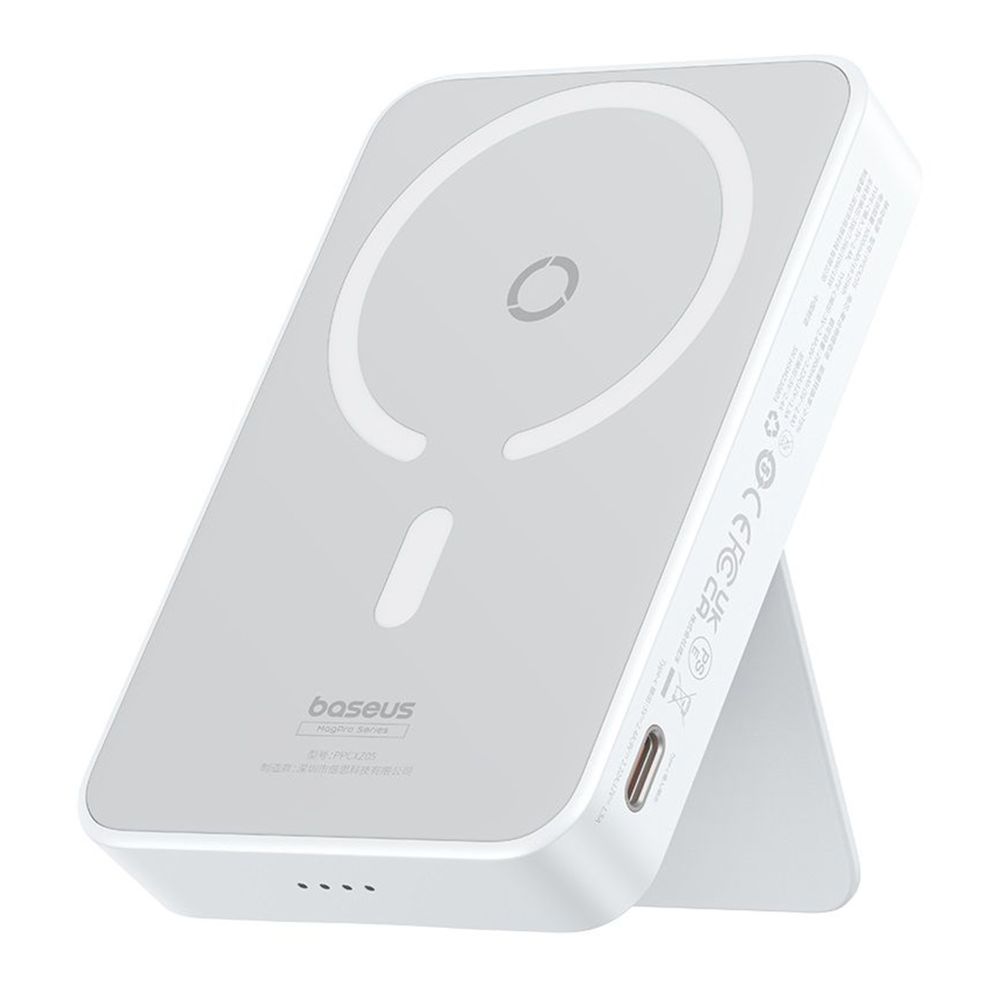 Універсальна Мобільна Батарея Power Bank Baseus MagPro Magnetic Bracket Wireless Fast Charge 20W 5000 mAh (P10064101xxx-xx) Колір Чорний 123-00