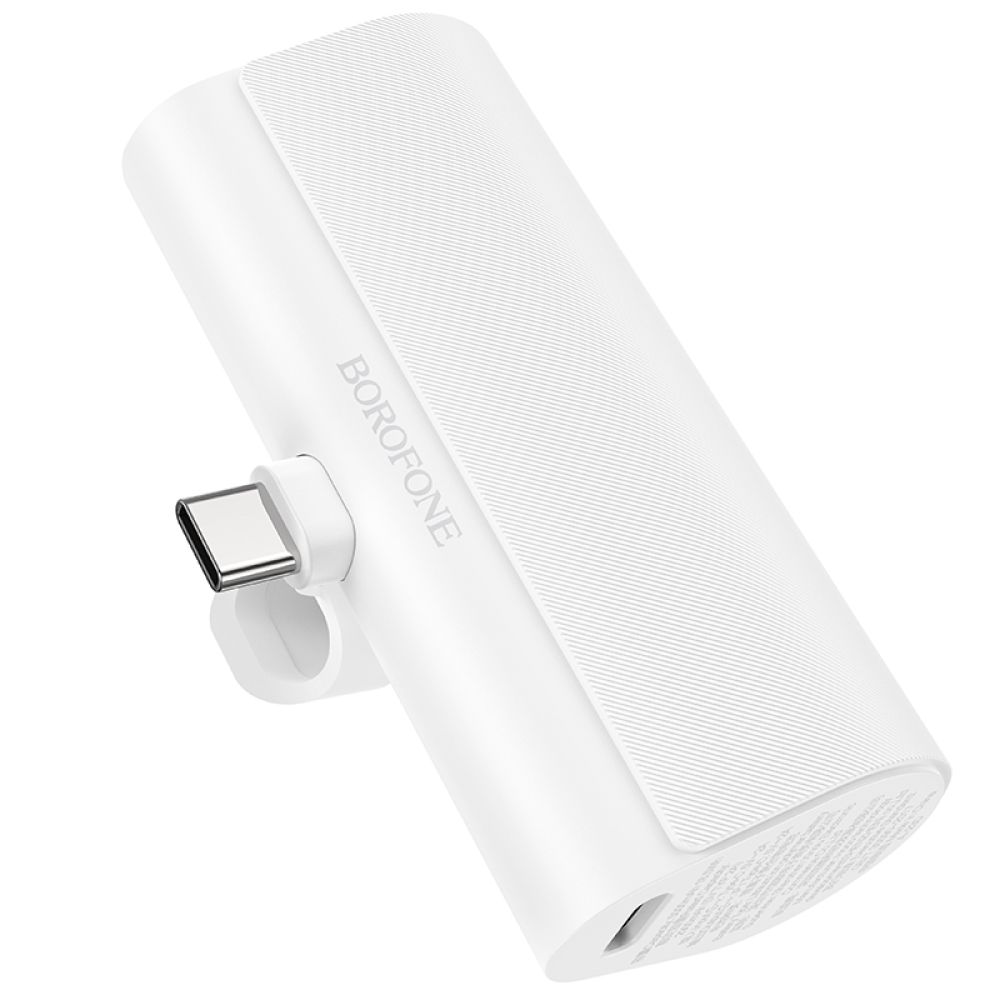 Універсальна Мобільна Батарея Power Bank Borofone BJ35 Pocket Type-C 5000mAh Колір Бiлий