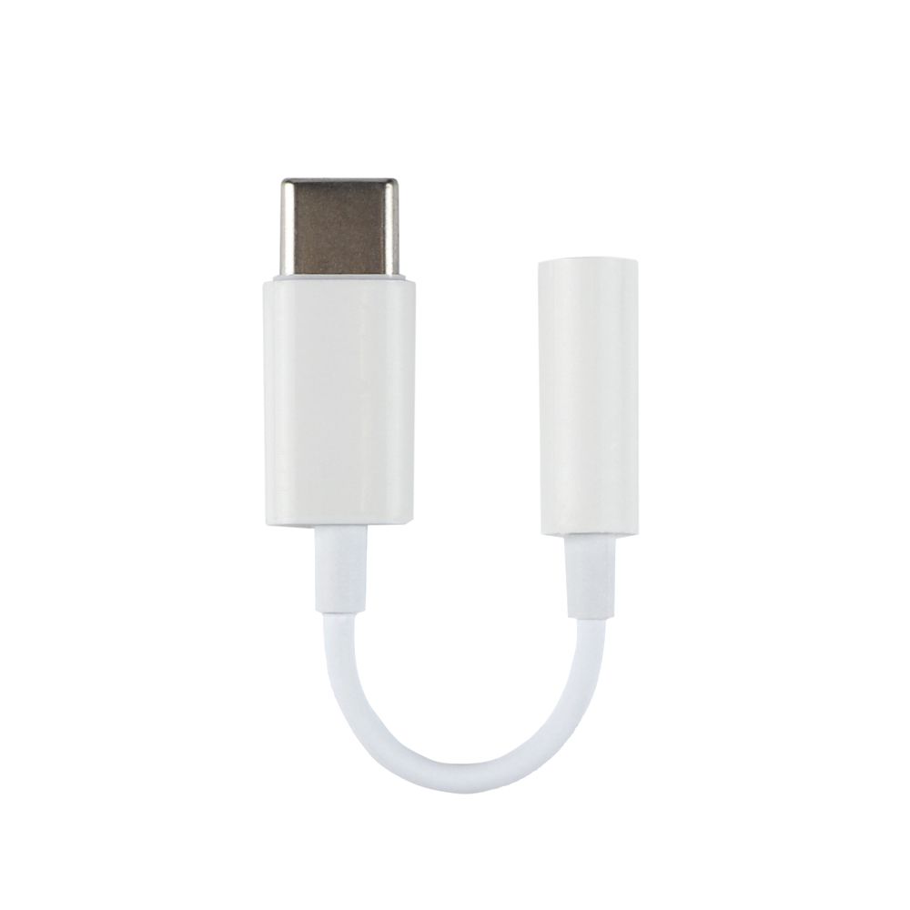 Кабель Aux Apple Type-C to 3.5 Jack 1:1 Колір Бiлий