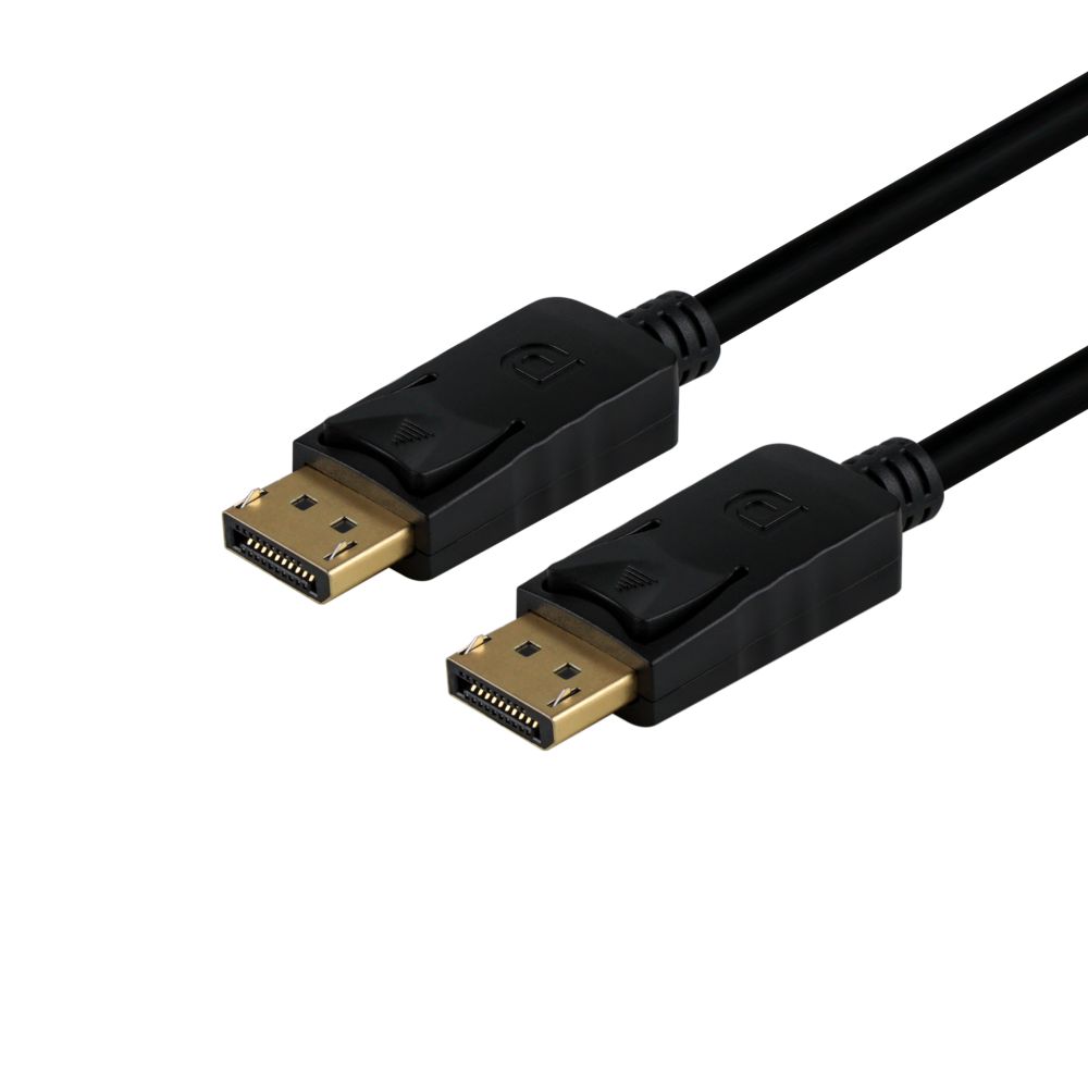 Кабель DP to DP 2.1V 4K/240Hz 2m Колір Чорний