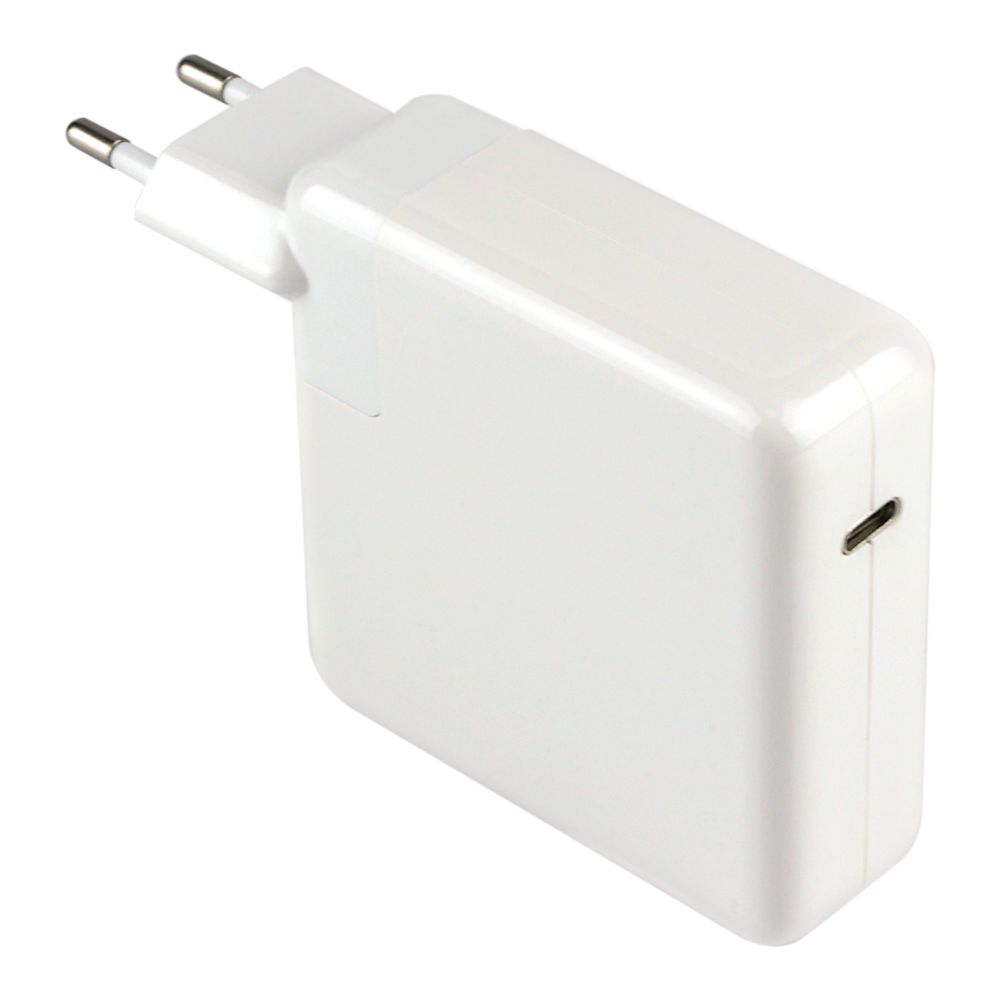 Мережевий Зарядний Пристрій Macbook USB-C PD96W NO LOGO Колір Бiлий