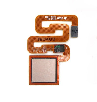 Шлейф Xiaomi Redmi 3,Redmi 3S,Redmi 3 Pro,Redmi 3X,Redmi 4X со сканером отпечатка пальца gold